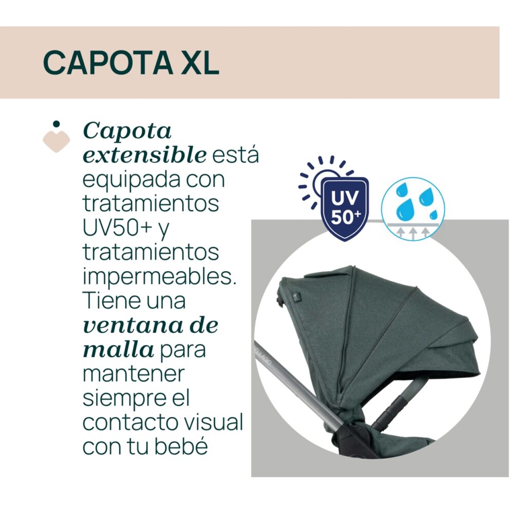 CAPOTA CON FILTROS UV